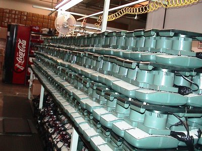 A Spacious Room Filled With Massager Machines